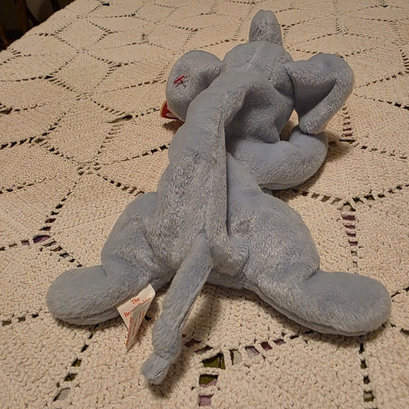 TY  Peanut The Elephant Beanie Baby - Picture 3 of 6